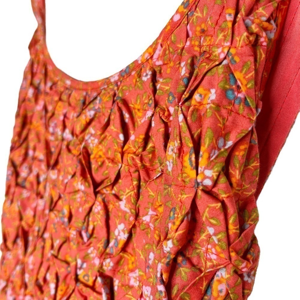 FREE PEOPLE NWT Petunia Backless Floral Mini Dress Size Medium in Poppy Combo - Picture 5 of 16